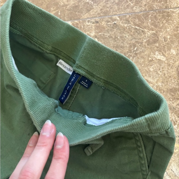 Janie and Jack Forest Green Joggers - Picture 4 of 4